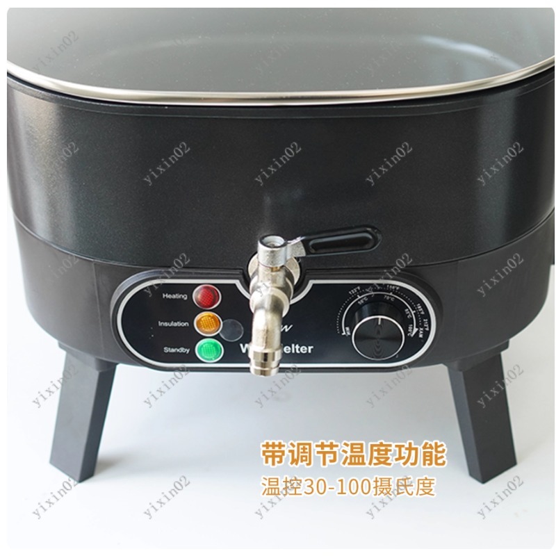 Candle Supplies Beeswax - 6L non-stick elektrische wassmelter Professionele doe-het-zelfkit