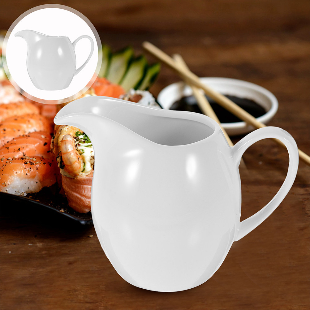 Pour Spout Pitcher - 2 Stuks Keramische Melkkannen Melkkannen Wit