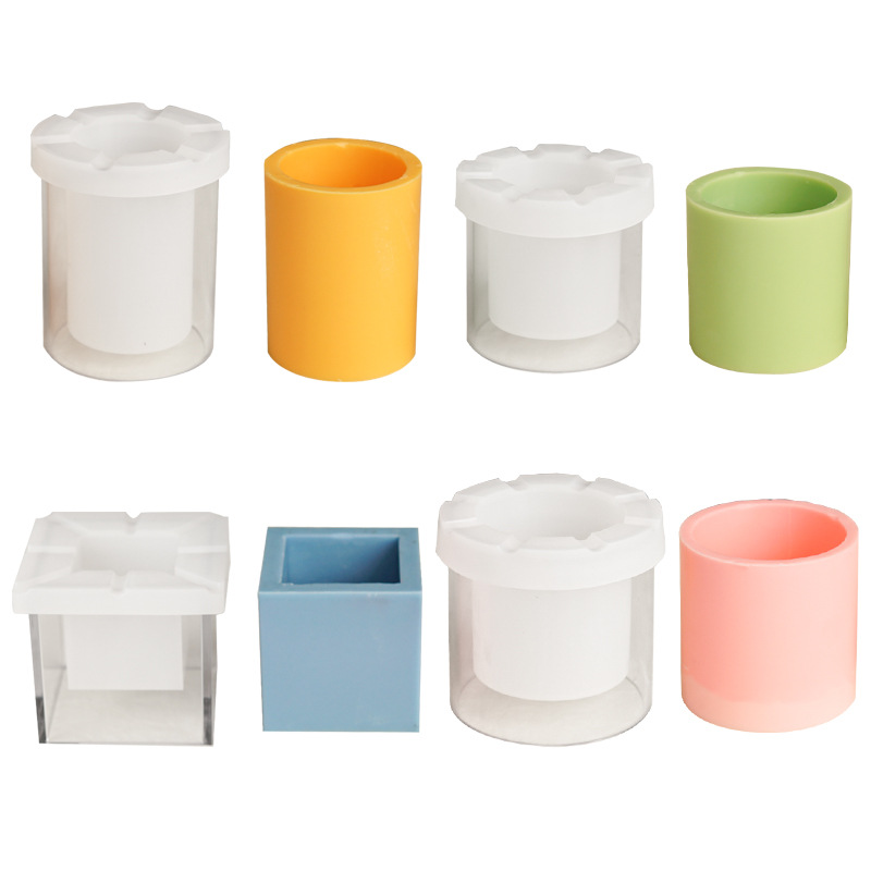 Candle Vessel Supplies - Pot Kaarsvorm Siliconen Pompoenvormige Betonnen Vaten