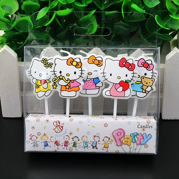 Candle Supplies Kit - 5 stks/set Kawaii HelloKitty Handgemaakte DIY