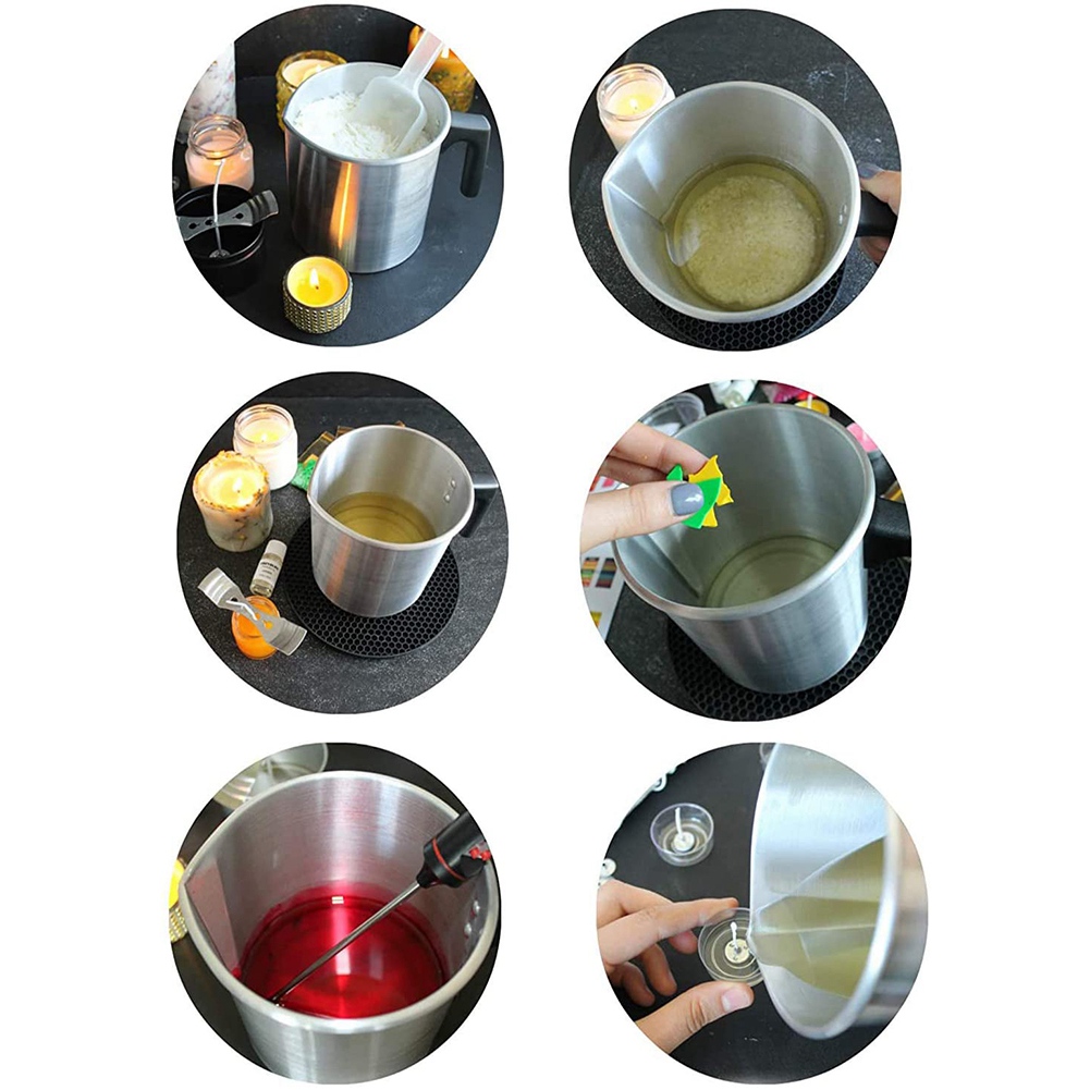 Pour Spout Pitcher - DT38 4 pond kaarsenmaak gietpot, aluminium