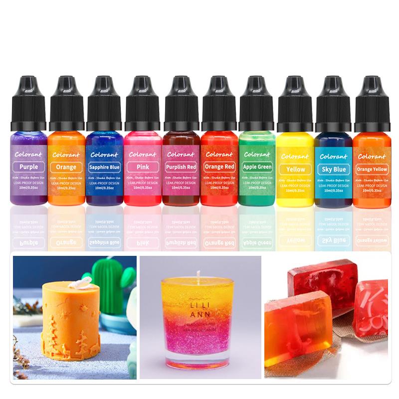 Candle Supplies Beeswax - 20 Kleuren 10Ml Kaarswas Pigment Kleurstof