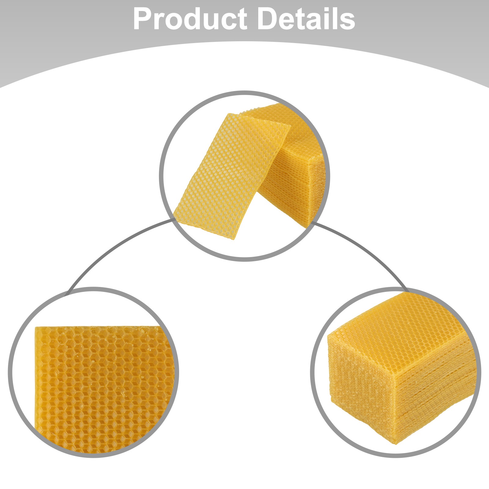 Candle Supplies Beeswax - Bijenwasplaten voor bijenraatbouw, 30-delige verpakking voor