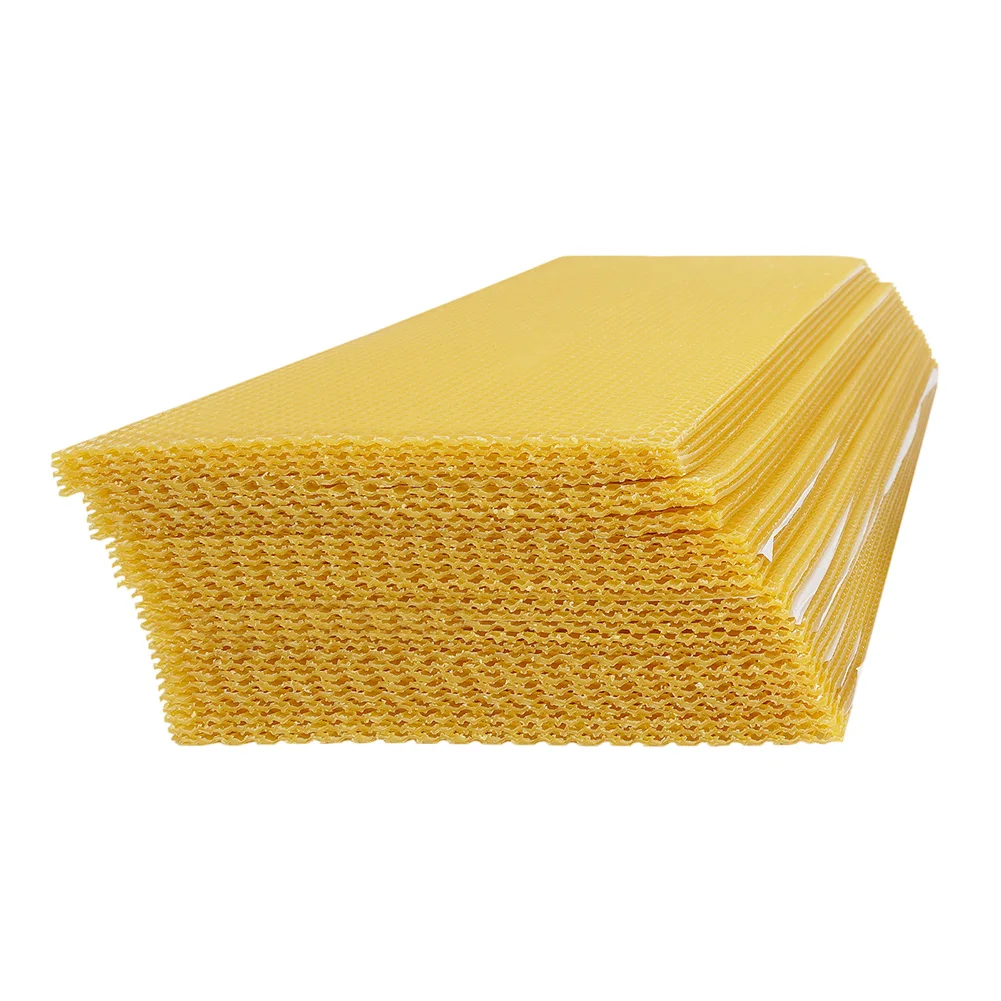 Candle Supplies Beeswax - 195*415mm Bijenwasplaten voor kaarsen maken, natuurlijke