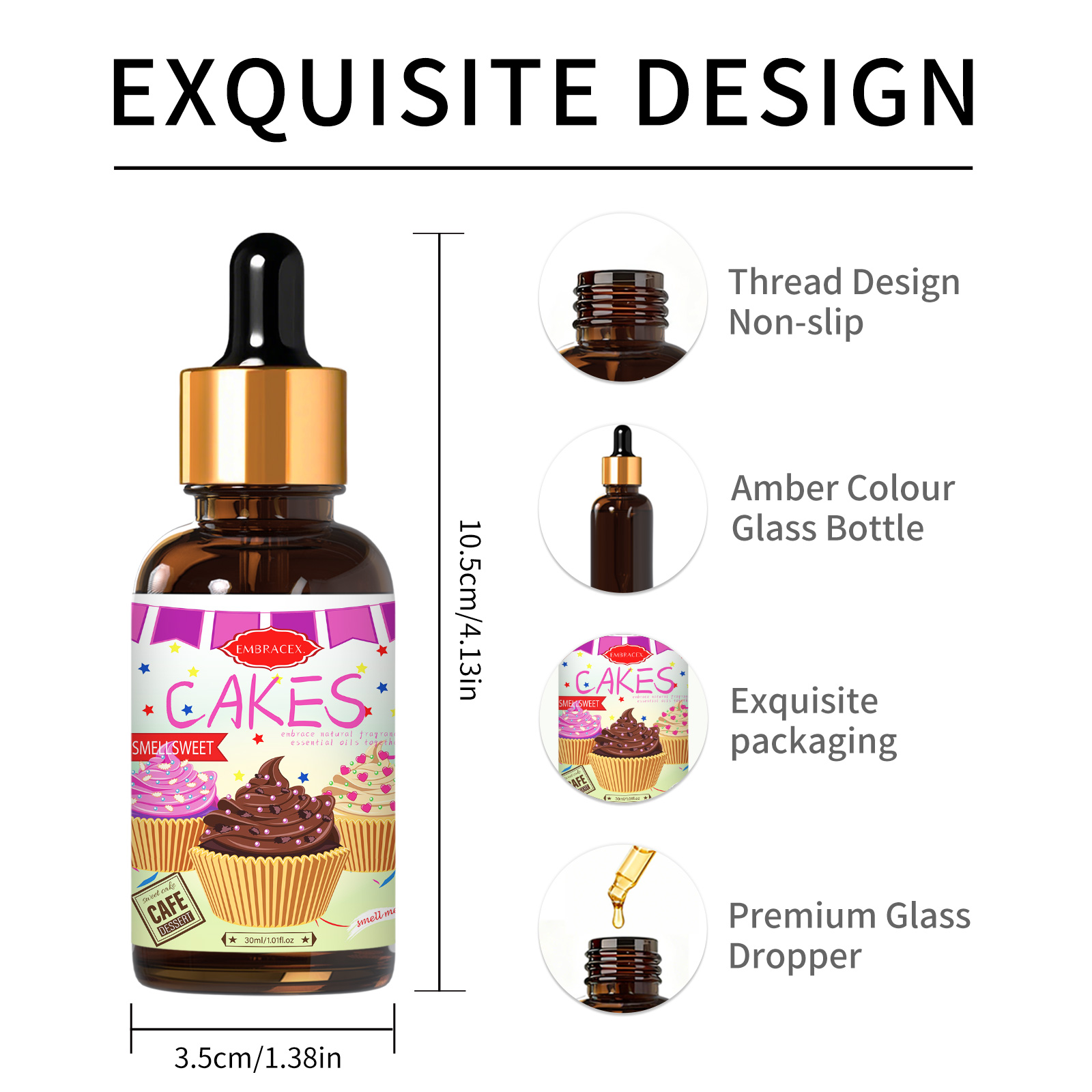 30ml Cakes etherische olie aut - Candle Making Supplies Fragrance Oils recensie en prijs