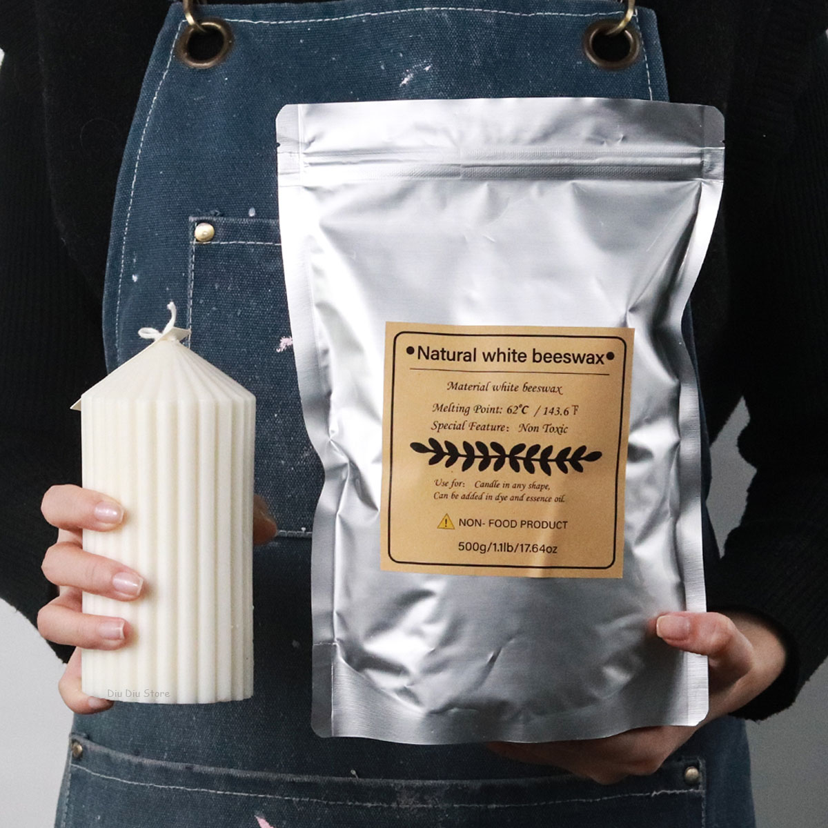 Witte bijenwas puur natuurlijk - Candle Supplies Beeswax recensie en prijs