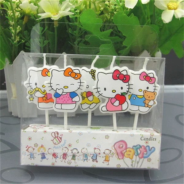 5 stks/set Kawaii HelloKitty H - Candle Supplies Kit recensie en prijs
