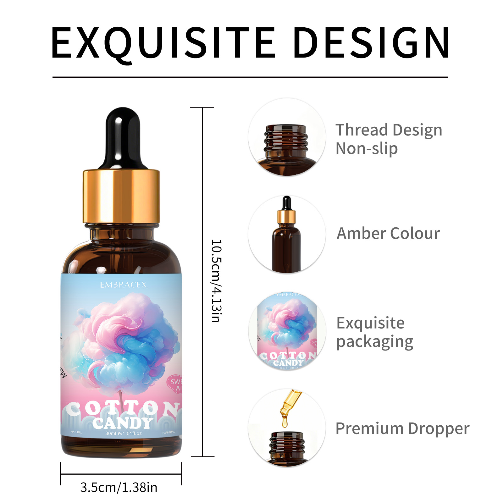 30ml Suikerspin etherische oli - Candle Making Supplies Fragrance Oils recensie en prijs