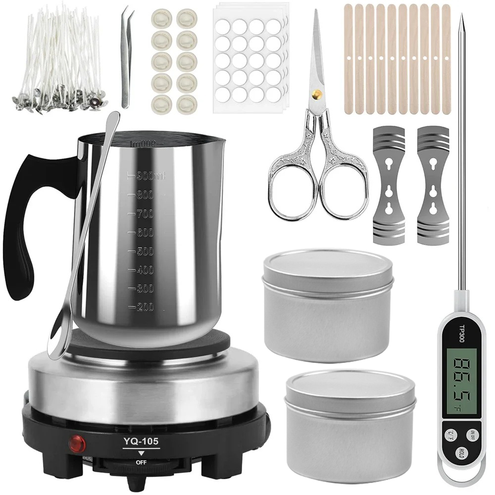 Kaarsschenpan met elektrische  - Candle Supplies Kit recensie en prijs