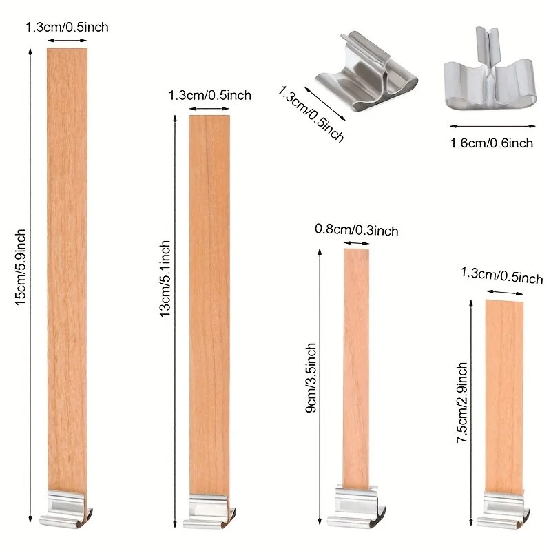30 Stuks Hoge Kwaliteit Houten - Candle Supplies Beeswax recensie en prijs