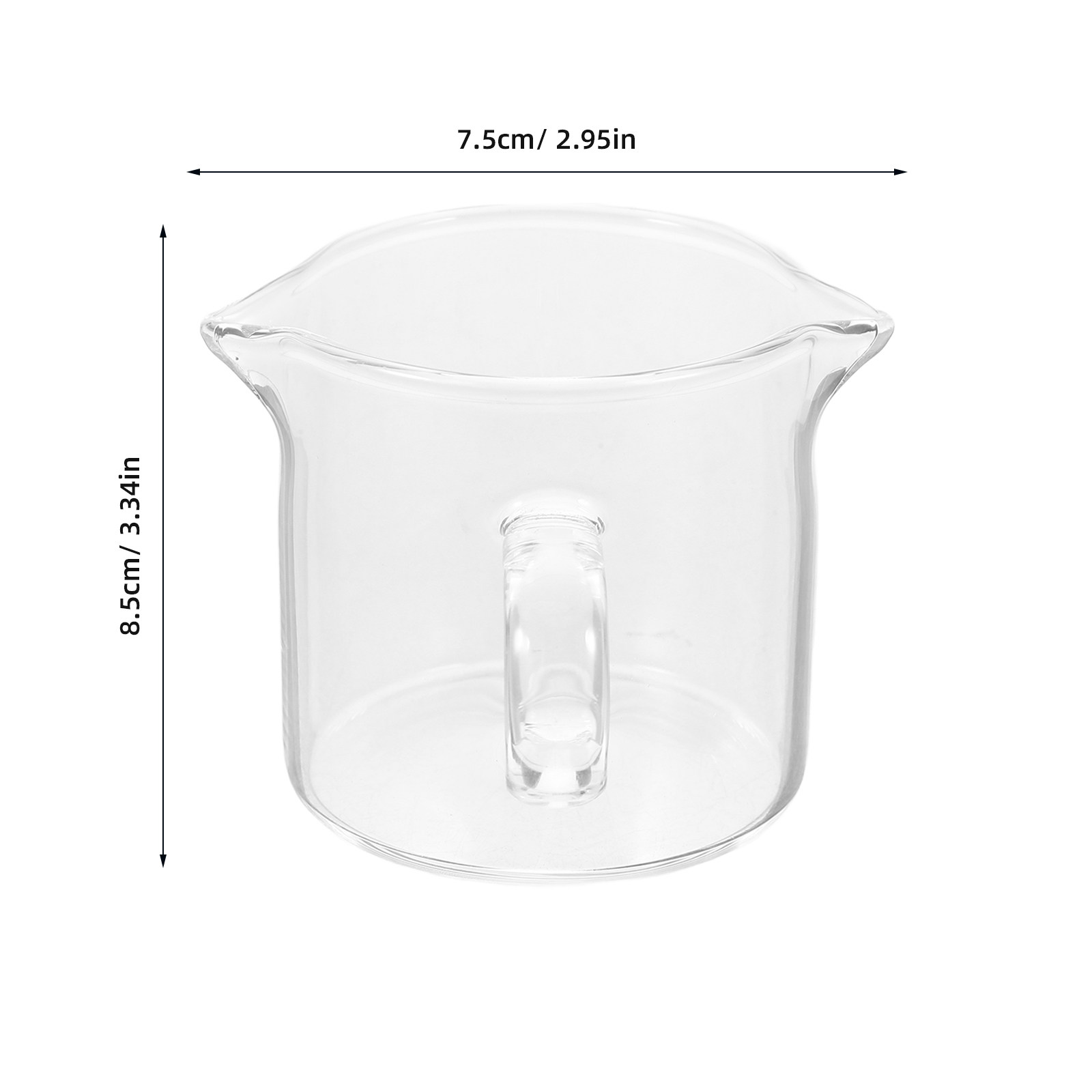 Transparante kleine glazen kof - Pour Spout Pitcher recensie en prijs