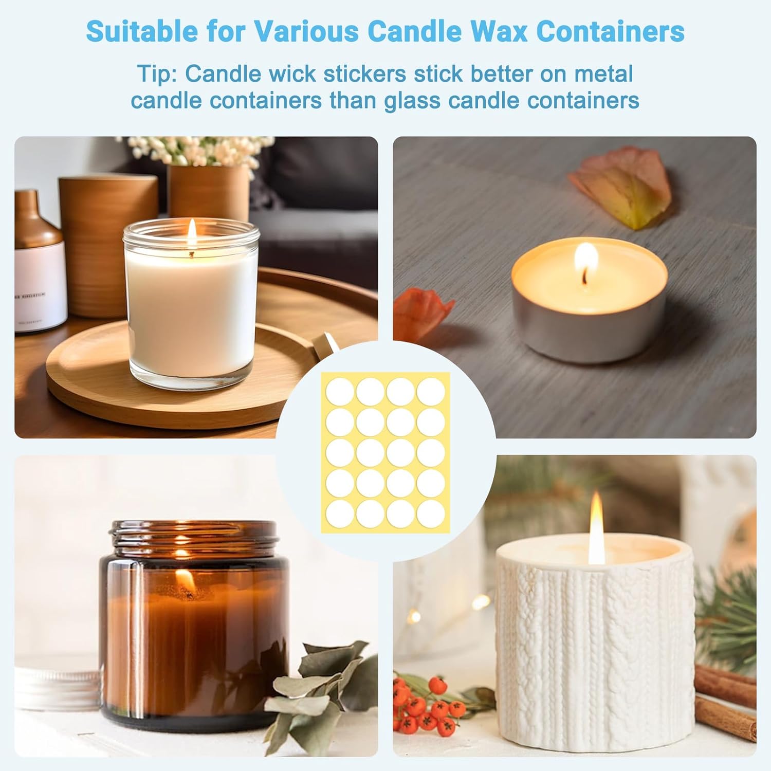 400PCS/100PCS Kaarsenlont Stic - Candle Supplies Kit recensie en prijs