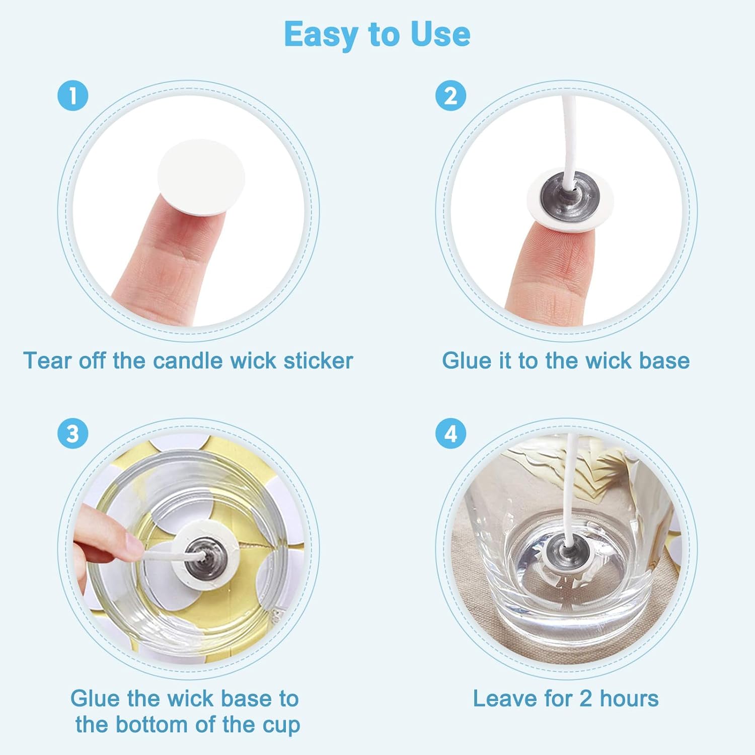 400PCS/100PCS Kaarsenlont Stic - Candle Supplies Kit recensie en prijs
