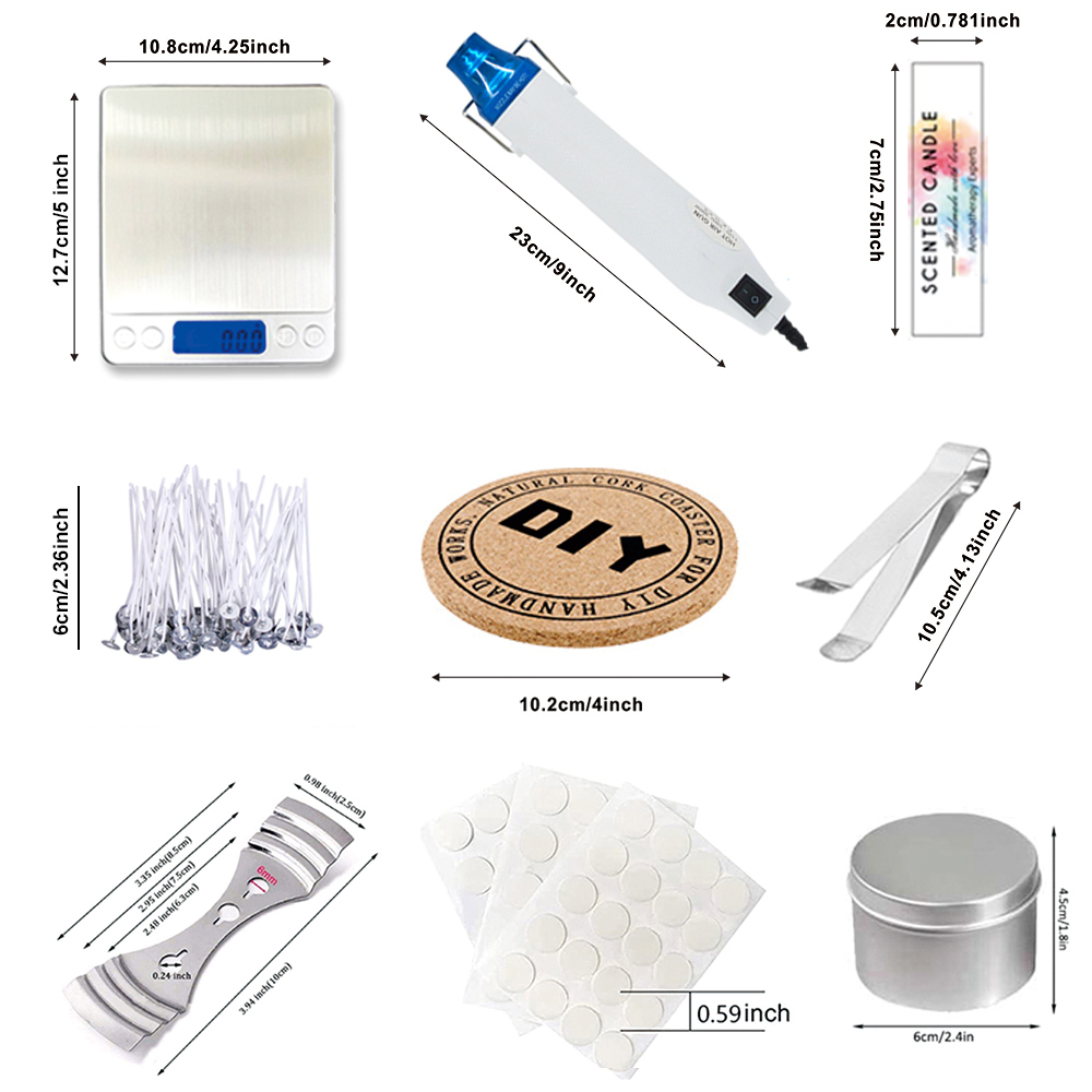 DIY Candle Craft Tools Kit met - Candle Supplies Kit recensie en prijs