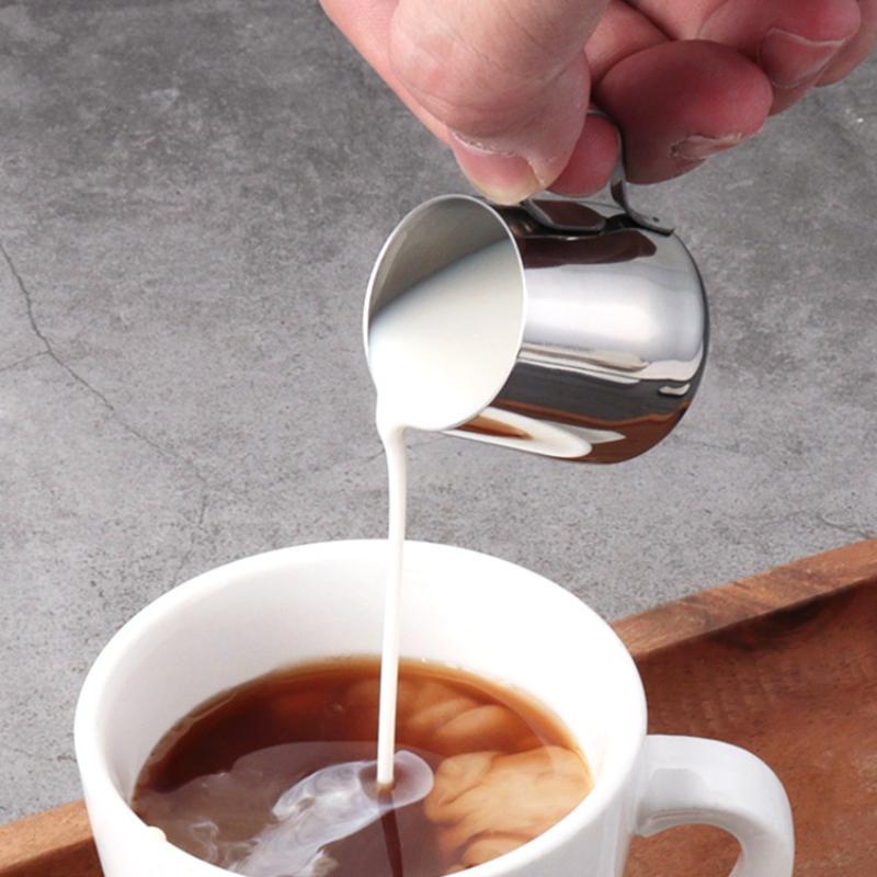 Roestvrijstalen koffiemelkopsc - Pour Spout Pitcher recensie en prijs
