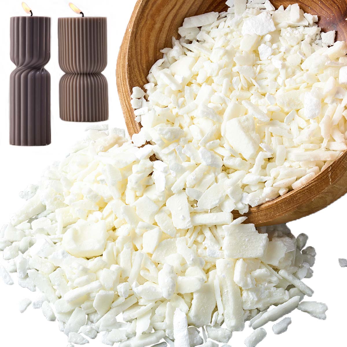1 pond zuiver witte sojawas vo - Candle Supplies Kit recensie en prijs