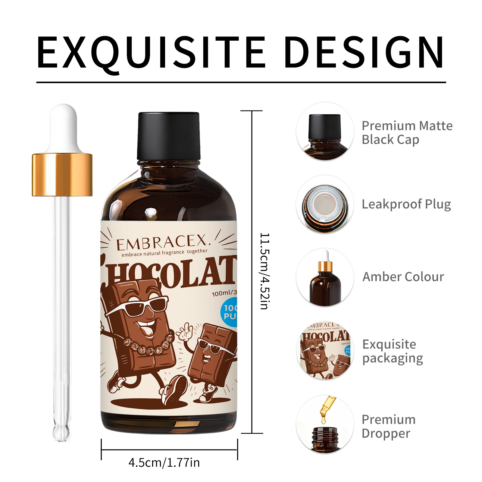 100ml Chocolade etherische oli - Candle Making Supplies Fragrance Oils recensie en prijs