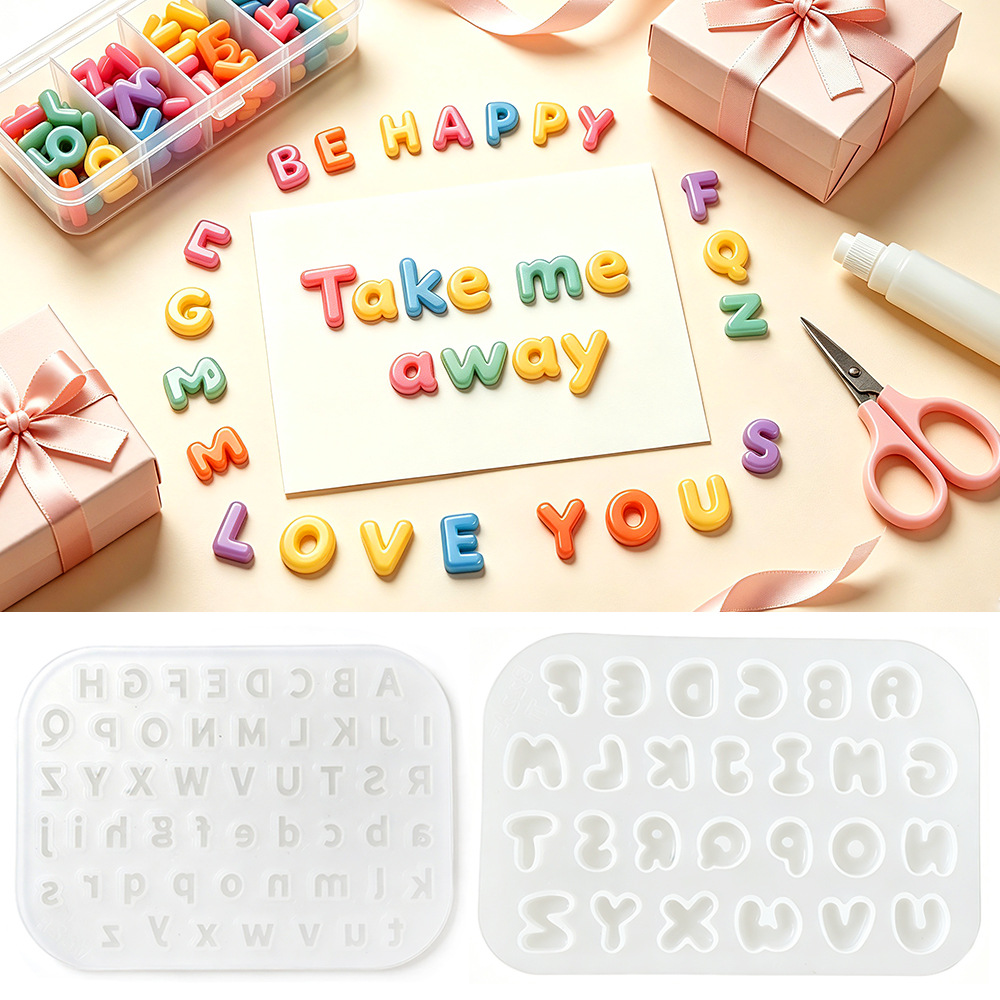 2 stuks mini letter siliconen  - Candle Supplies Kit recensie en prijs