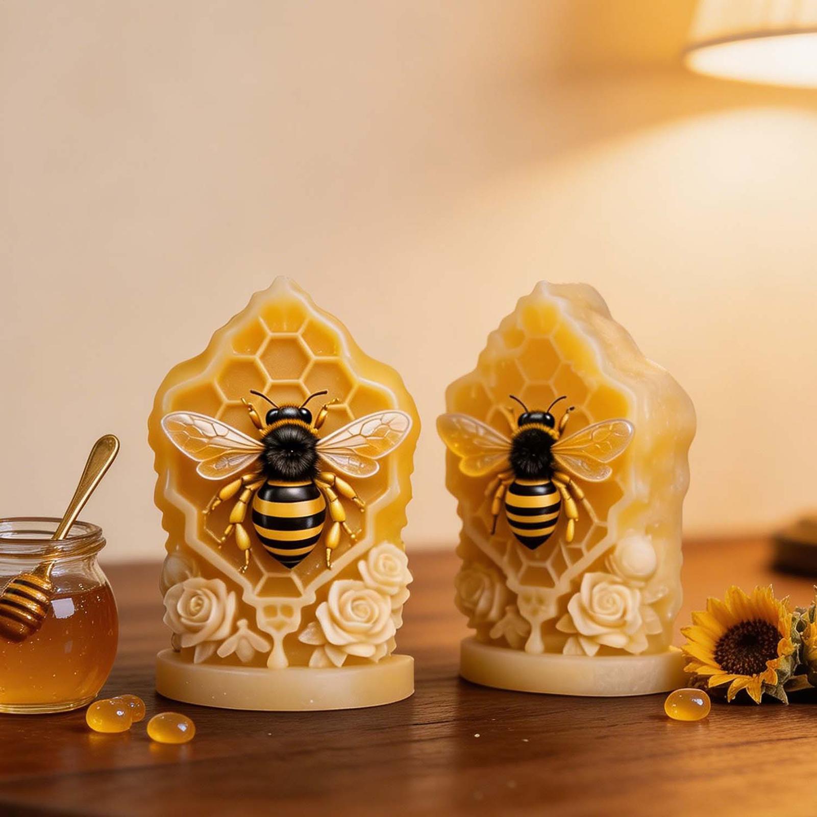 Honingraat siliconen mal 3D ho - Candle Supplies Beeswax recensie en prijs