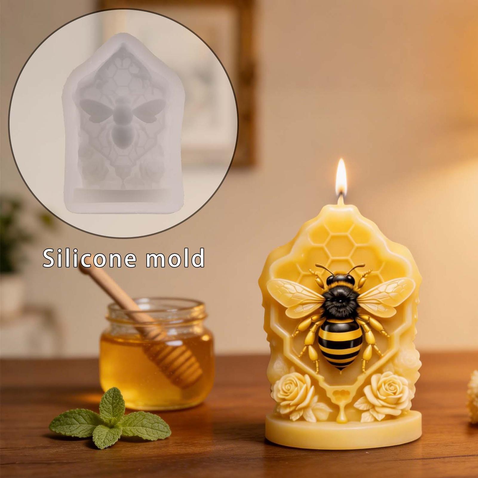 Honingraat siliconen mal 3D ho - Candle Supplies Beeswax recensie en prijs
