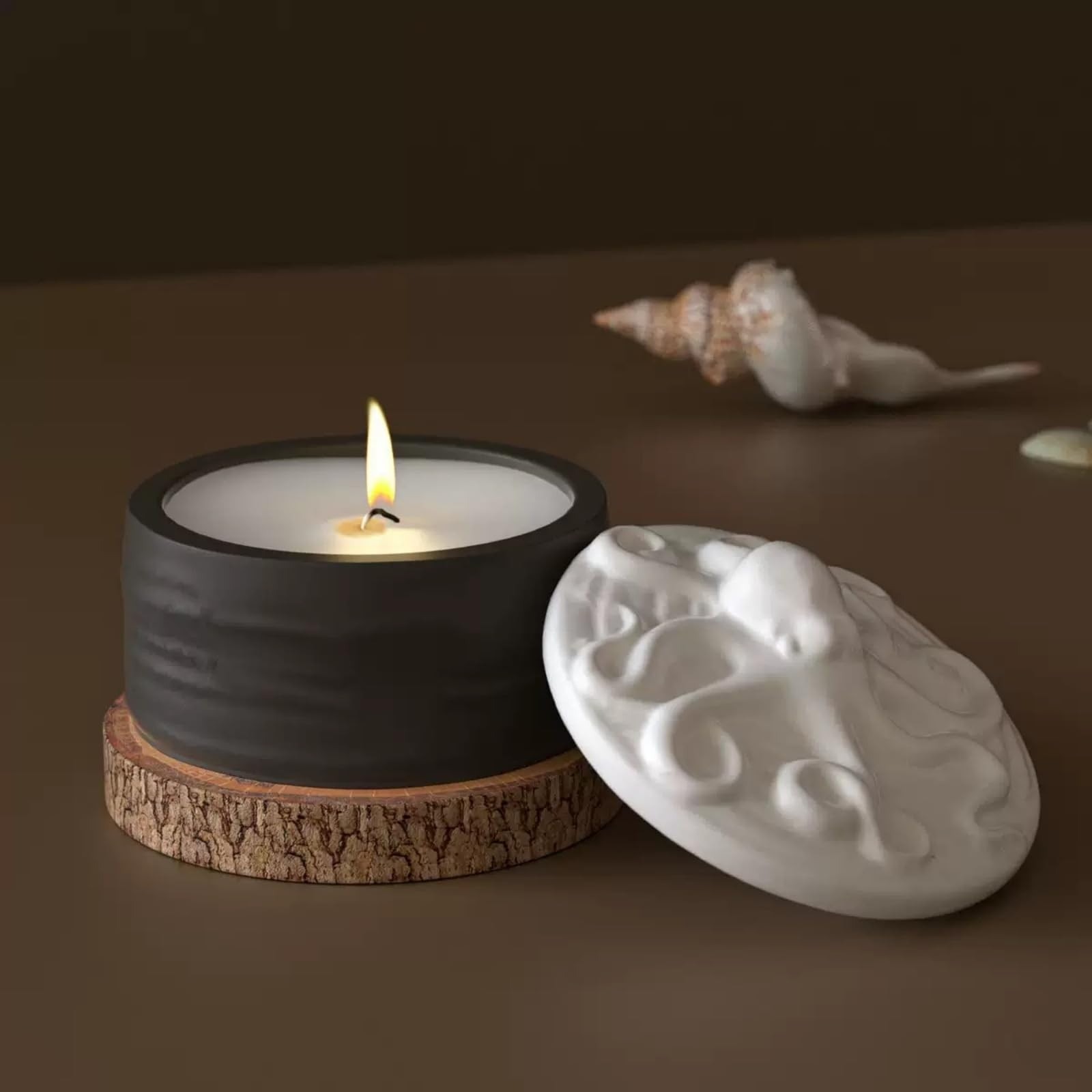 Octopus deksel kaarsenpot sili - Candle Vessel Supplies recensie en prijs