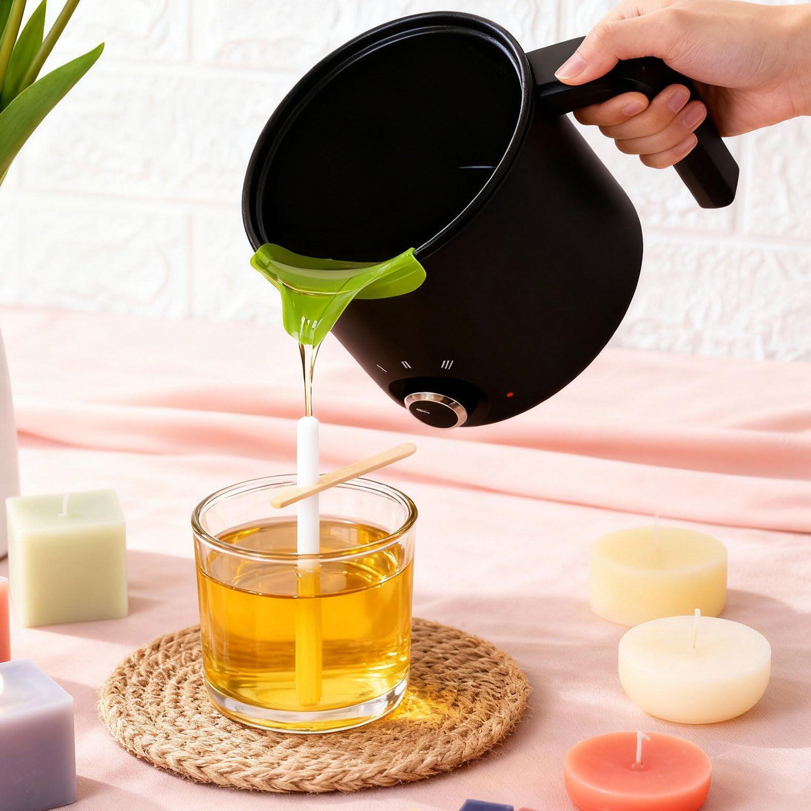 Kaarswas smeltpot 1,5L grote r - Candle Supplies Kit recensie en prijs