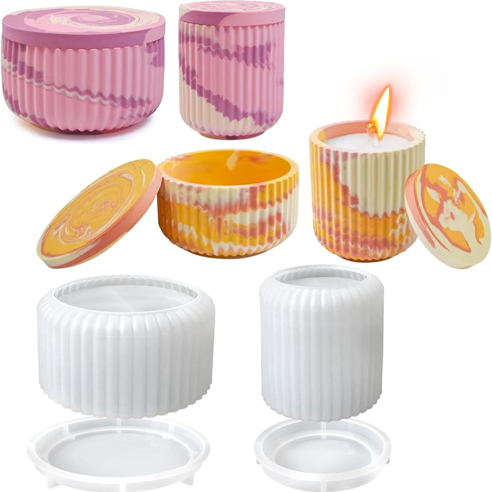 Siliconen mal voor gestreepte  - Candle Vessel Supplies recensie en prijs