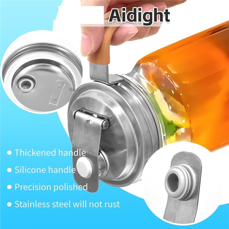 EYFL-3 Pack Masonjar-afvuldeks - Pour Spout Pitcher recensie en prijs