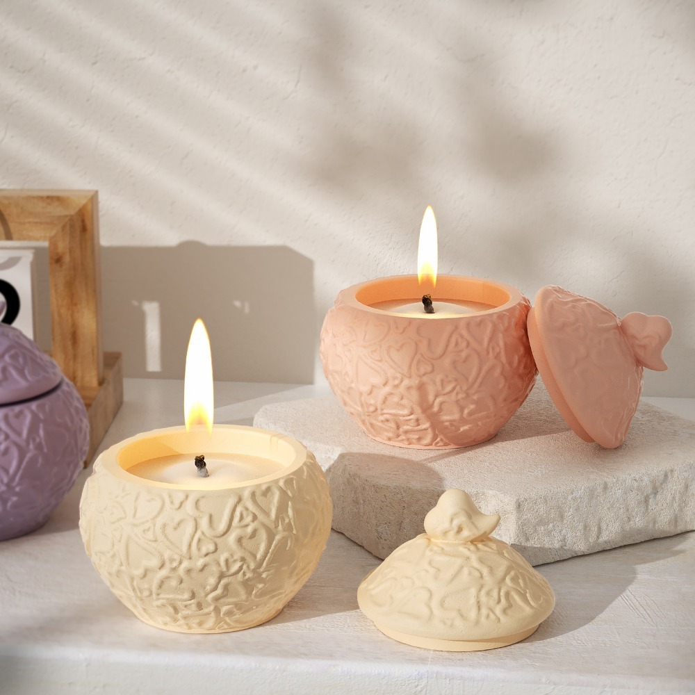 Bloemen reliëf opbergdoos met  - Candle Vessel Supplies recensie en prijs